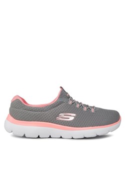 Sneakersy Skechers Summits 12980/GYPK Szary ze sklepu eobuwie.pl w kategorii Buty sportowe damskie - zdjęcie 181259686