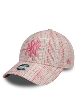Czapka z daszkiem New Era New York Yankees Tweed 9Forty 60595382 Różowy ze sklepu eobuwie.pl w kategorii Czapki z daszkiem damskie - zdjęcie 181259727
