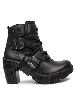 Botki NEW ROCK M-TRCASCO004-V2 Czarny ze sklepu eobuwie.pl w kategorii Botki - zdjęcie 181259867