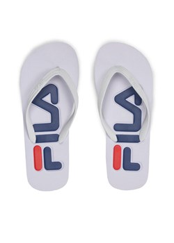 Japonki Fila Troy Slipper Wmn FFW0005.10004 Biały ze sklepu eobuwie.pl w kategorii Klapki damskie - zdjęcie 181259917