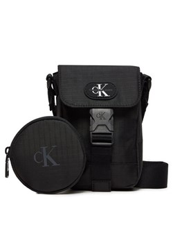 Saszetka Calvin Klein Jeans K50K511808 Czarny ze sklepu eobuwie.pl w kategorii Saszetki - zdjęcie 181259958