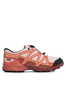 Buty do biegania Salomon Speedcross Climasalomon™ Waterproof L47278800 Różowy ze sklepu eobuwie.pl w kategorii Buty trekkingowe dziecięce - zdjęcie 181260046