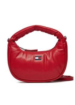 Torebka Tommy Jeans Tjw Pillow Mini Hobo AW0AW16976 Czerwony ze sklepu eobuwie.pl w kategorii Torebki damskie - zdjęcie 181260308