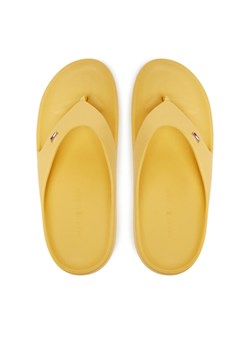 Japonki Tommy Hilfiger Comfort Beach Sandal FW0FW08522 Żółty ze sklepu eobuwie.pl w kategorii Klapki damskie - zdjęcie 181260338