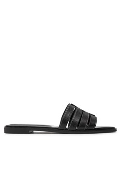 Klapki Tory Burch Ines 158616 Czarny ze sklepu eobuwie.pl w kategorii Klapki damskie - zdjęcie 181260356