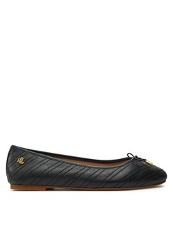 Baleriny LAUREN RALPH LAUREN Jayna 802951489001 Czarny ze sklepu eobuwie.pl w kategorii Balerinki - zdjęcie 181260518