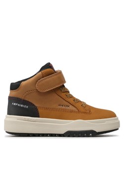 Sneakersy Geox J Bunshee B.Babx A J16FMA 0ME32 C2G9B M Brązowy ze sklepu eobuwie.pl w kategorii Buty zimowe dziecięce - zdjęcie 181260709