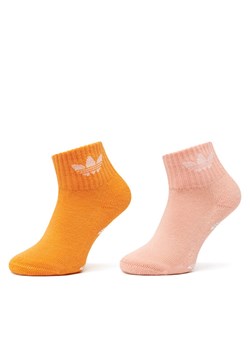 Zestaw 2 par wysokich skarpet dziecięcych adidas Anti-Slip JC8540 Kolorowy ze sklepu eobuwie.pl w kategorii Skarpetki dziecięce - zdjęcie 181260756