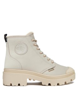 Trapery Palladium Pallabase Nbk Zip Wl 98867-197-M Biały ze sklepu eobuwie.pl w kategorii Workery damskie - zdjęcie 181260829
