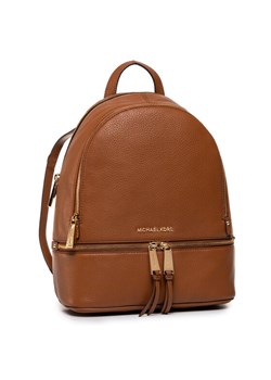 Plecak MICHAEL Michael Kors Rhea Zip 30S5GEZB1L Brązowy ze sklepu eobuwie.pl w kategorii Plecaki - zdjęcie 181260987