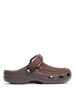 Klapki Crocs Yukon Vista II Clog M 207142 Brązowy ze sklepu eobuwie.pl w kategorii Klapki męskie - zdjęcie 181261029