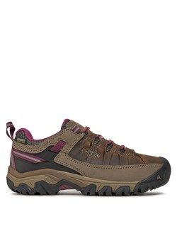 Trekkingi Keen Targhee III Wp 1018177 Brązowy ze sklepu eobuwie.pl w kategorii Buty trekkingowe damskie - zdjęcie 181261145