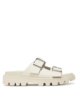 Klapki Tommy Jeans Tjw Double Strap Sandal EN0EN02753 Biały ze sklepu eobuwie.pl w kategorii Klapki damskie - zdjęcie 181261246