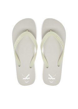 Japonki Calvin Klein Jeans Beach Sandal Transparent Tpu YM0YM01267 Szary ze sklepu eobuwie.pl w kategorii Klapki męskie - zdjęcie 181261307