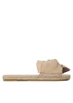 Espadryle Manebi Sandals With Knot M 1.1 JK Beżowy ze sklepu eobuwie.pl w kategorii Klapki damskie - zdjęcie 181261339