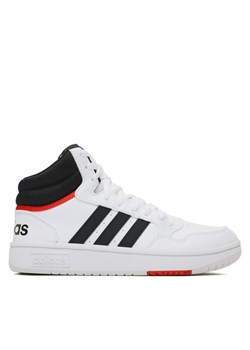 Sneakersy adidas Hoops 3.0 Mid GY5543 Biały ze sklepu eobuwie.pl w kategorii Buty sportowe męskie - zdjęcie 181261489