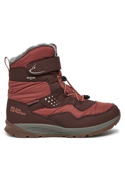 Śniegowce Jack Wolfskin Polar Bear-G Texapore High Vc K A62143 Brązowy ze sklepu eobuwie.pl w kategorii Buty zimowe dziecięce - zdjęcie 181261559