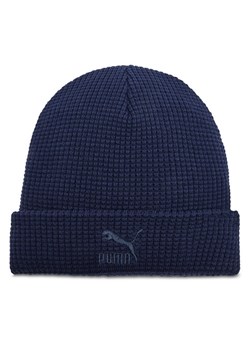 Czapka Puma Classics Mid Fit Beanie 025677 03 Granatowy ze sklepu eobuwie.pl w kategorii Czapki zimowe męskie - zdjęcie 181261707