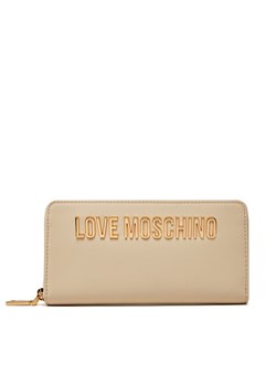 Duży Portfel Damski LOVE MOSCHINO JC5611PP1MKD0110 Beżowy ze sklepu eobuwie.pl w kategorii Portfele damskie - zdjęcie 181261789