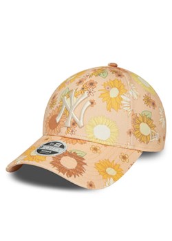 Czapka z daszkiem New Era Wmns Floral Aop 940 Nyy 60435003 Pomarańczowy ze sklepu eobuwie.pl w kategorii Czapki z daszkiem damskie - zdjęcie 181261866