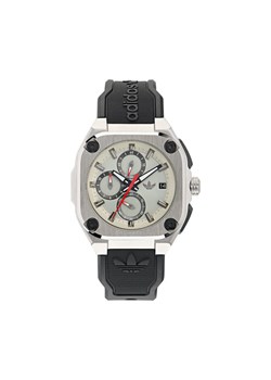 Zegarek adidas Originals City Tech Three Chrono AOFH24017 Czarny ze sklepu eobuwie.pl w kategorii Zegarki - zdjęcie 181261996