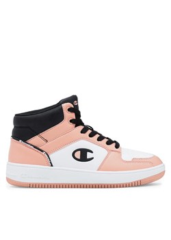 Sneakersy Champion Rebound 2.0 Mid Cut S S11471-PS013 Różowy ze sklepu eobuwie.pl w kategorii Buty sportowe damskie - zdjęcie 181262005