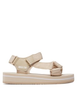 Sandały Big Star Shoes NN274A535 Beżowy ze sklepu eobuwie.pl w kategorii Sandały damskie - zdjęcie 181262138
