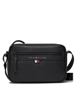 Saszetka Tommy Hilfiger Essential Pu Ew Reporter AM0AM12093 Czarny ze sklepu eobuwie.pl w kategorii Torby męskie - zdjęcie 181262195