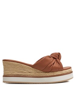 Espadryle Gioseppo Cakran 72278-P Brązowy ze sklepu eobuwie.pl w kategorii Klapki damskie - zdjęcie 181262385