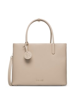 Torebka Gino Rossi OJ-82713 Beżowy ze sklepu eobuwie.pl w kategorii Torby Shopper bag - zdjęcie 181262556
