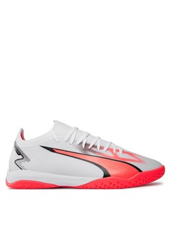 Buty do piłki nożnej Puma Ultra Match It 107522 01 Biały ze sklepu eobuwie.pl w kategorii Buty sportowe męskie - zdjęcie 181263025