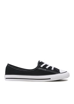 Trampki Converse Chuck Taylor All Star Bellet Lace Slip 566775C Czarny ze sklepu eobuwie.pl w kategorii Trampki damskie - zdjęcie 181263118