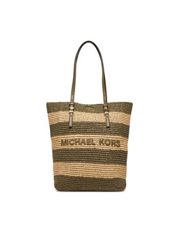 Torebka MICHAEL Michael Kors Quinn 30S5GQNT9W Khaki ze sklepu eobuwie.pl w kategorii Torby Shopper bag - zdjęcie 181263135