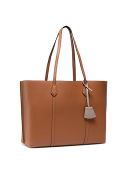 Torebka Tory Burch Perry Triple - Compartment Tote 8192 Brązowy ze sklepu eobuwie.pl w kategorii Torby Shopper bag - zdjęcie 181263628