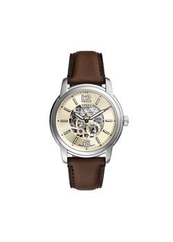 Zegarek Fossil Heritage Automatic Skeleton ME3264 Brązowy ze sklepu eobuwie.pl w kategorii Zegarki - zdjęcie 181263946