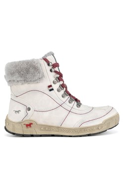 Botki Mustang 1290-607 Biały ze sklepu eobuwie.pl w kategorii Botki - zdjęcie 181263969