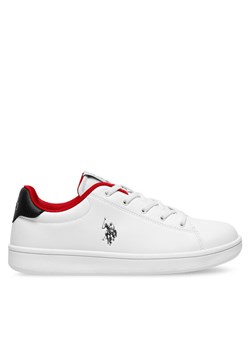 Sneakersy U.S. Polo Assn. TRACE001 Biały ze sklepu eobuwie.pl w kategorii Buty sportowe dziecięce - zdjęcie 181264186