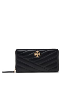 Duży Portfel Damski Tory Burch 90348 Czarny ze sklepu eobuwie.pl w kategorii Portfele damskie - zdjęcie 181264238