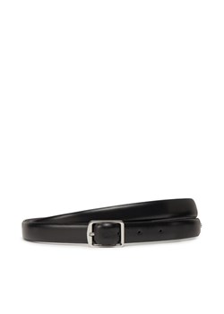 Pasek Damski Calvin Klein Slim Square Buckle Belt 2.0 K60K613235 Czarny ze sklepu eobuwie.pl w kategorii Paski damskie - zdjęcie 181264348