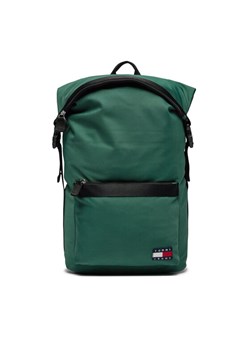 Plecak Tommy Jeans Tjm Daily Rolltop Backpack AM0AM11965 Zielony ze sklepu eobuwie.pl w kategorii Plecaki - zdjęcie 181264418