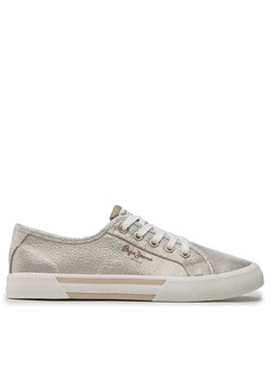Tenisówki Pepe Jeans Brady Party W PLS31439 Złoty - id: 0000302270217 - marki Pepe Jeans - 181264619 Tenisówki Pepe Jeans Brady Party W PLS31439 Złoty ze sklepu eobuwie.pl w kategorii Trampki damskie - zdjęcie 181264619
