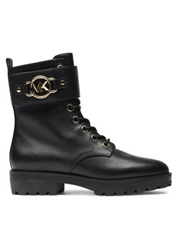 Botki MICHAEL Michael Kors Rory Lace Up 40F3ROFE8L Czarny ze sklepu eobuwie.pl w kategorii Botki - zdjęcie 181264965