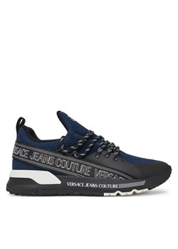 Sneakersy Versace Jeans Couture 78YA3SA3 Granatowy ze sklepu eobuwie.pl w kategorii Buty sportowe męskie - zdjęcie 181264989