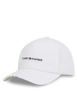 Czapka z daszkiem Tommy Hilfiger Th Foundation Soft 6 Panel Cap AM0AM13162 Biały ze sklepu eobuwie.pl w kategorii Czapki z daszkiem męskie - zdjęcie 181265325