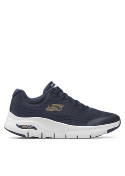 Sneakersy Skechers Arch Fit 232040/NVY Granatowy ze sklepu eobuwie.pl w kategorii Buty sportowe męskie - zdjęcie 181265459