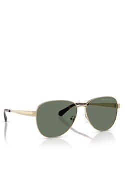 Okulary przeciwsłoneczne Michael Kors 0MK1160 10143H61 Złoty ze sklepu eobuwie.pl w kategorii Okulary przeciwsłoneczne damskie - zdjęcie 181265519