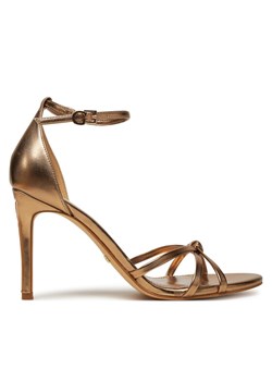 Sandały Guess FLJSPR LEL03 Złoty ze sklepu eobuwie.pl w kategorii Sandały damskie - zdjęcie 181265556