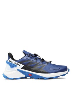Buty do biegania Salomon Supercross 4 L47315700 Niebieski ze sklepu eobuwie.pl w kategorii Buty sportowe męskie - zdjęcie 181265668
