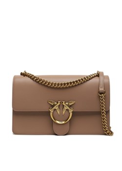 Torebka Pinko Love One Classic Dc AI 23-24 PLTT 100941 A0F1 Beżowy ze sklepu eobuwie.pl w kategorii Kopertówki - zdjęcie 181265686