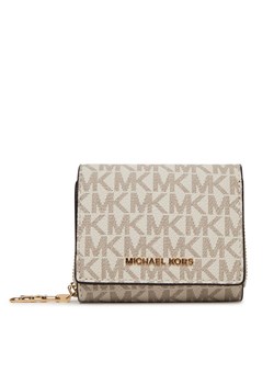 Mały Portfel Damski MICHAEL Michael Kors 32S5G8ED8B Écru ze sklepu eobuwie.pl w kategorii Portfele damskie - zdjęcie 181265699